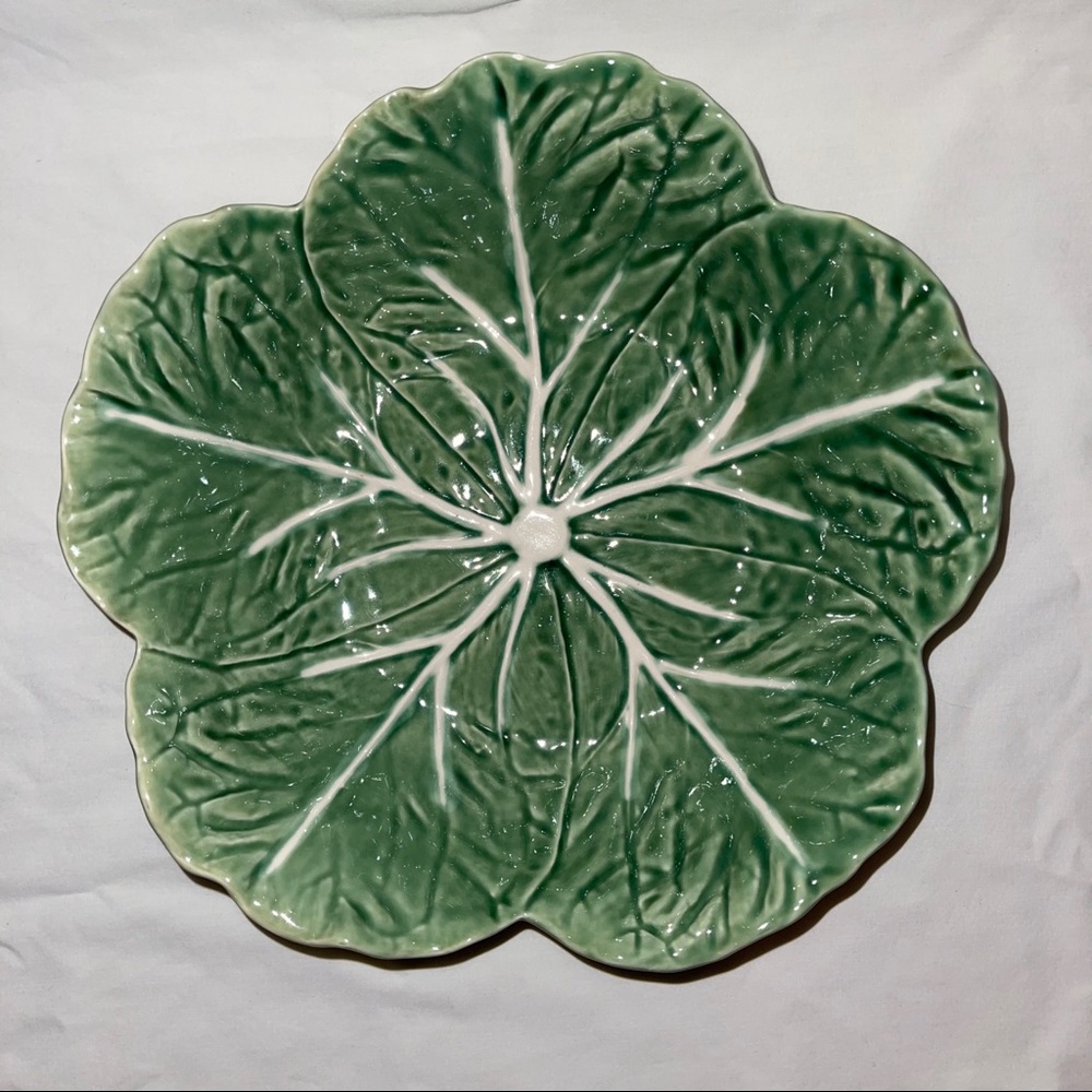 Vintage Bordallo Pinheiro Portugal Green Cabbage